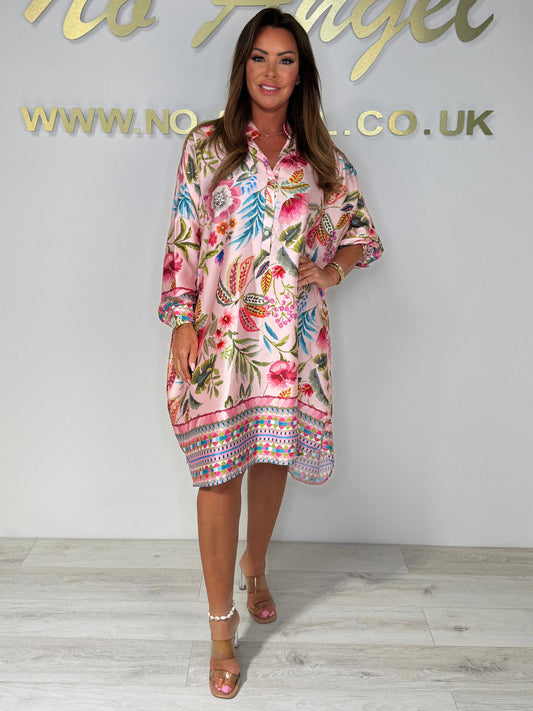 Robe Chemise Fleurie Bohème Chic