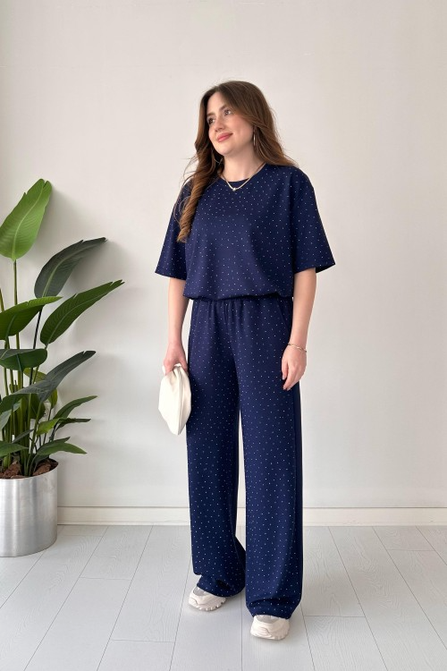 Ensemble Pois Confort Élégant